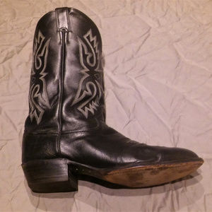 Justin Men's Leather Cowboy Boots